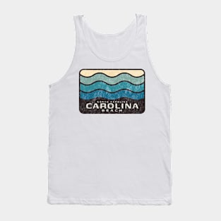 Carolina Beach, NC Summertime Vacationing Lazy Wavy Tank Top